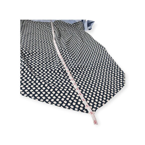 Tommy Hilfiger Striped and Floral Print Collared T-Shirt Dress L Modern Casual - Picture 4 of 9